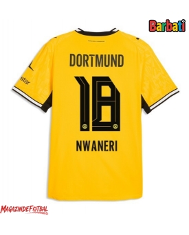 Borussia Dortmund Ethan Nwaneri #18 Tricou Fotbal Replică 2026-27 Barbati Acasa Borussia Dortmund Ethan Nwaneri #18 Tricou Fotbal Replică 2026-27 Barbati Acasa